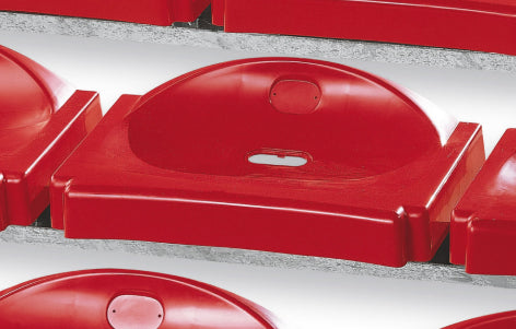 seduta a scocca STKL per tribune e aree sportive ANTI UV costo cadauna