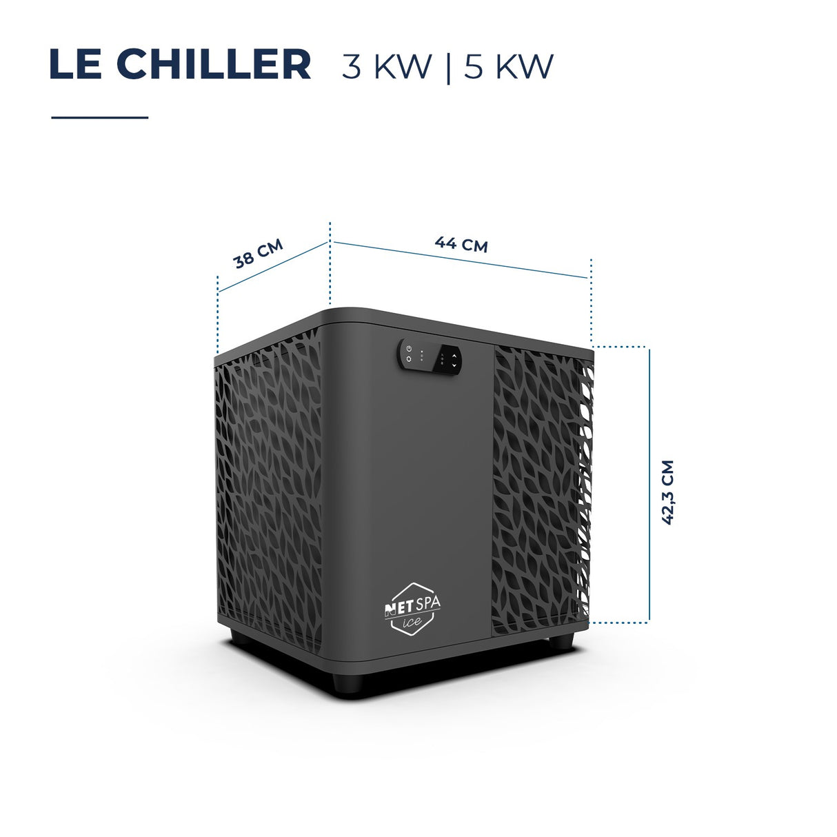 Vasca idromassaggio gonfiabile Ghiaccio 4 posti Pompa di calore da 3kw SP-ICE140/S3