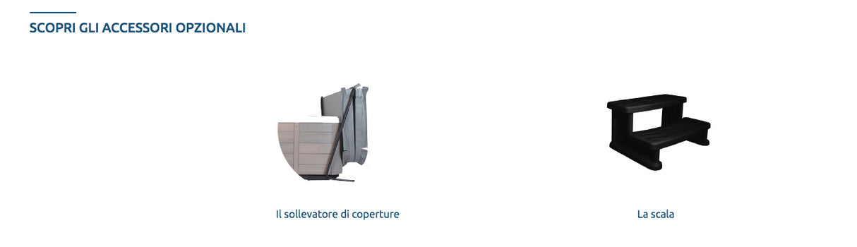 Spa in acrilico rigido Celtic 1 - 5 posti - 200x200x93cm - Copertura inclusa - Con pompa di calore Poolex O'spa 5KW SP-HLCE1-PK