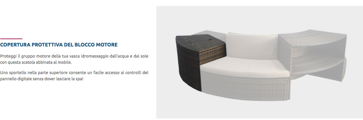 Mobili per Spa Vita Premium 160 Cod. SP-MOB160R