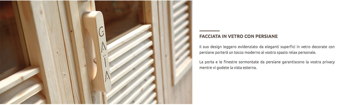 Sauna a Vapore Holl's Gaia Luna Cod. HL-T250E