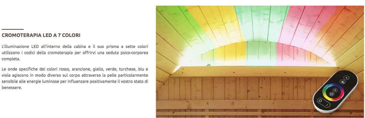 Sauna a Vapore Holl's Gaia Luna Cod. HL-T250E