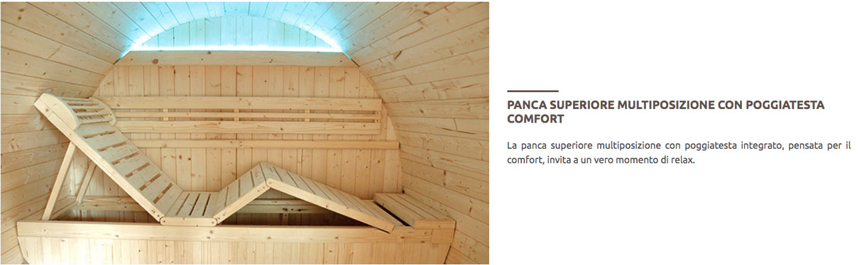 Sauna a Vapore Holl's Gaia Luna Cod. HL-T250E