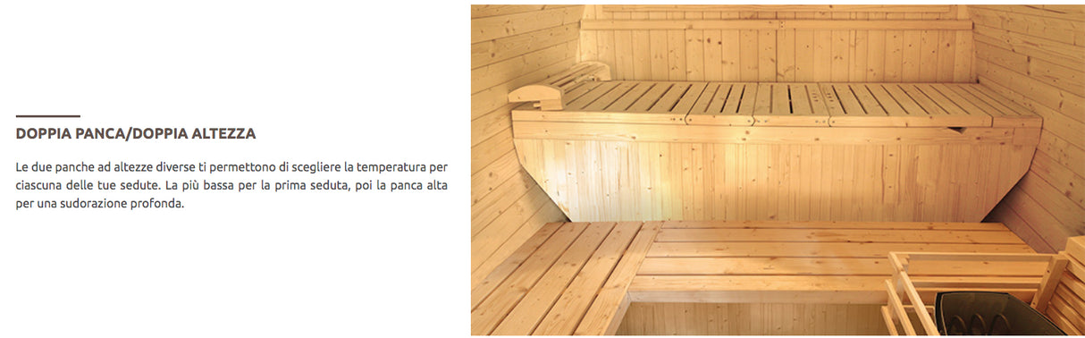 Sauna a Vapore Holl's Gaia Luna Cod. HL-T250E