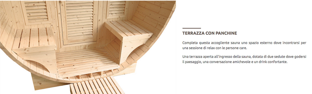 Sauna a Vapore Holl's Gaia Luna Cod. HL-T250E