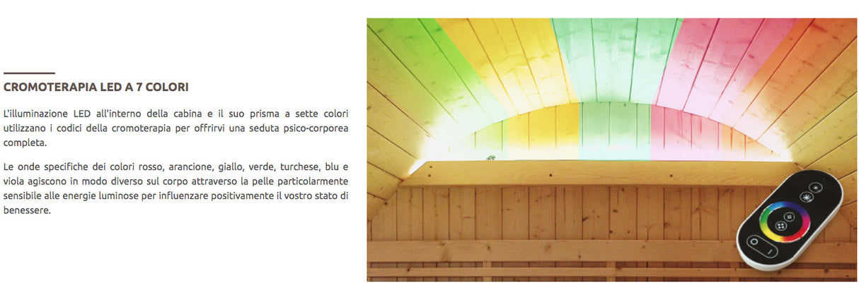 Sauna a Vapore Holl's Gaia Bella Cod. HL-T160E