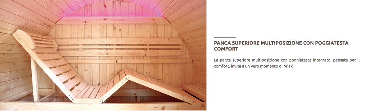 Sauna a Vapore Holl's Gaia Bella Cod. HL-T160E