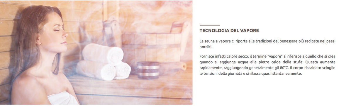 Sauna a Vapore Holl's Gaia Bella Cod. HL-T160E
