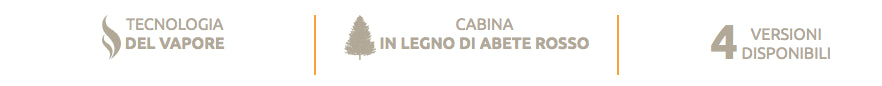 Sauna A Vapore Finlandese tradizionale Zen 3 Posti 4,5 kW SN-ZEN3PKUP
