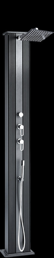 Doccia ibrida Dada Straight 40 Litri Antracite