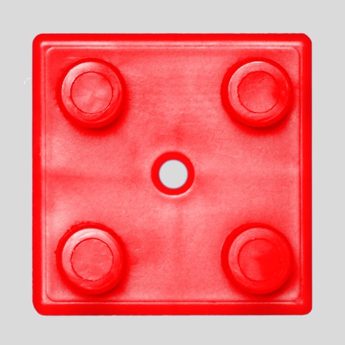 SQUARE PREMIUM CLIC, 20 mm, NERO, PUNTINATO BIANCO o GRIGIO, SABBIA