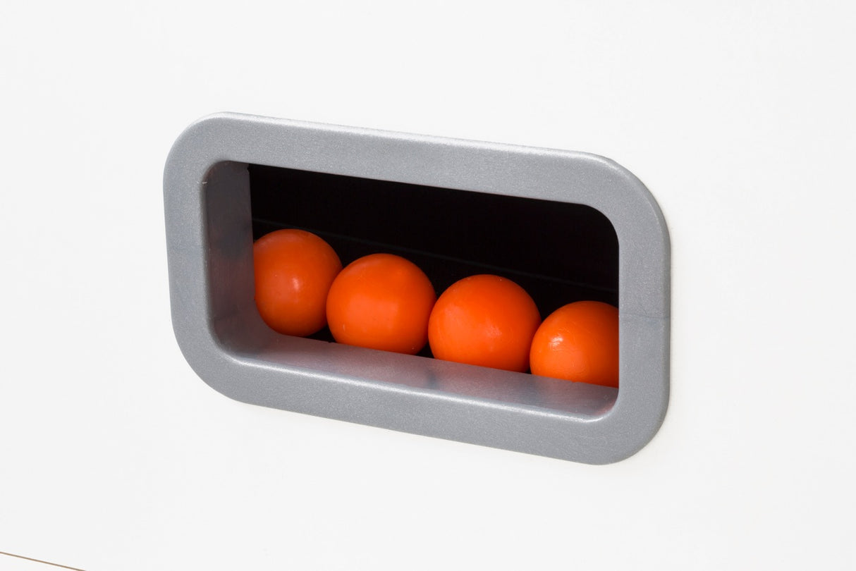 Calcio Balilla Garlando G 500 H2O Pure White Aste Rientranti