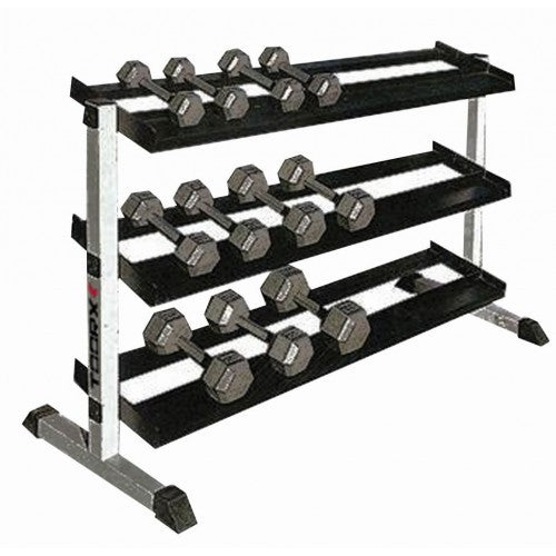 Rastrelliera porta manubri a 3 ripiani TOORX cod RPM-B3R