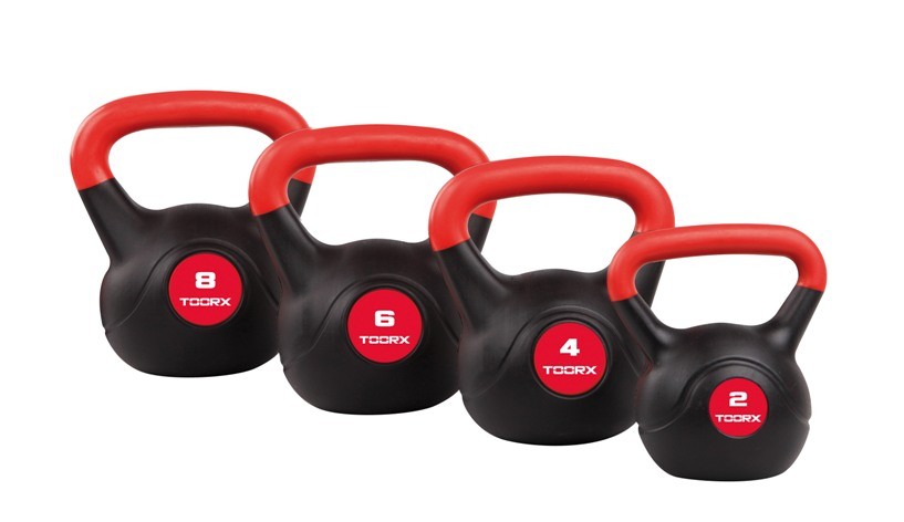 Kettlebell rivestita in pvc kg 4 Toorx cod. KRP-4