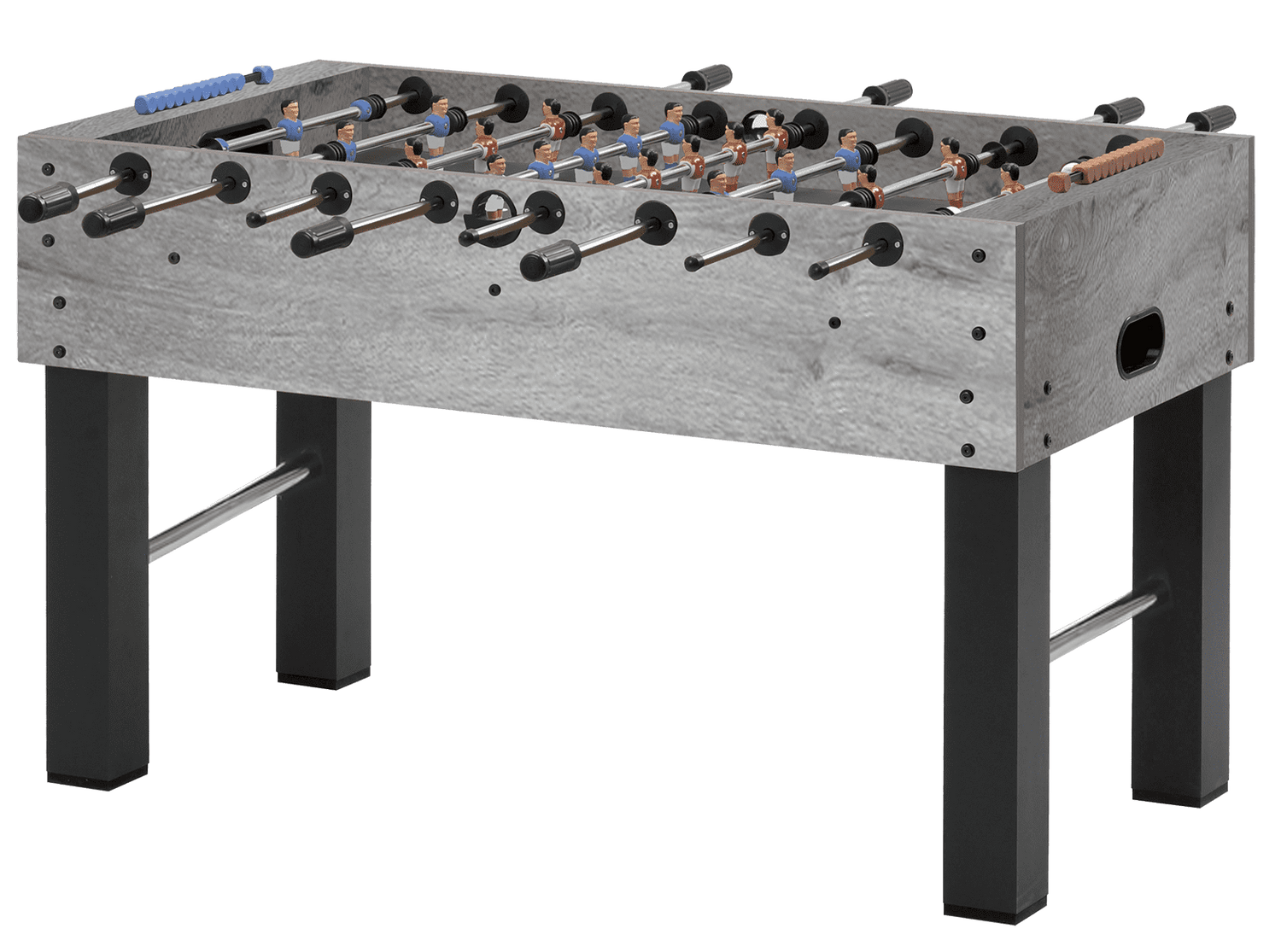 Calcio Balilla Garlando F-5 ROVERE GRIGIO Aste Uscenti Cod. F5GRULNO