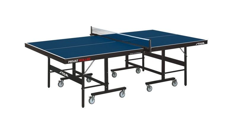 Tavolo Ping Pong Stiga Privat Roller CSS Indoor Blu rete e tendirete inclusi