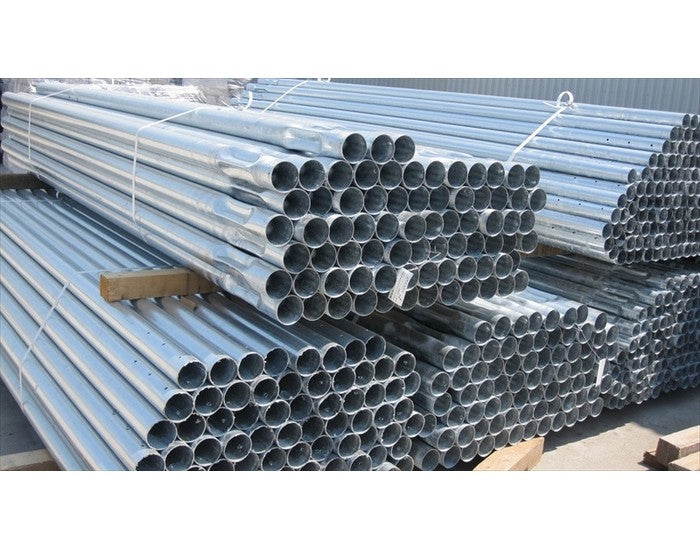 PALI ACCIAIO ZINCATO Ø 60 PER RECINZIONE spessore mm 3 COSTO A PALO