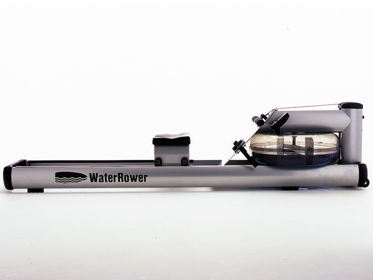 Vogatore Water Rower M1 Hi Rise Seduta Alta Struttura Acciaio Tubolare