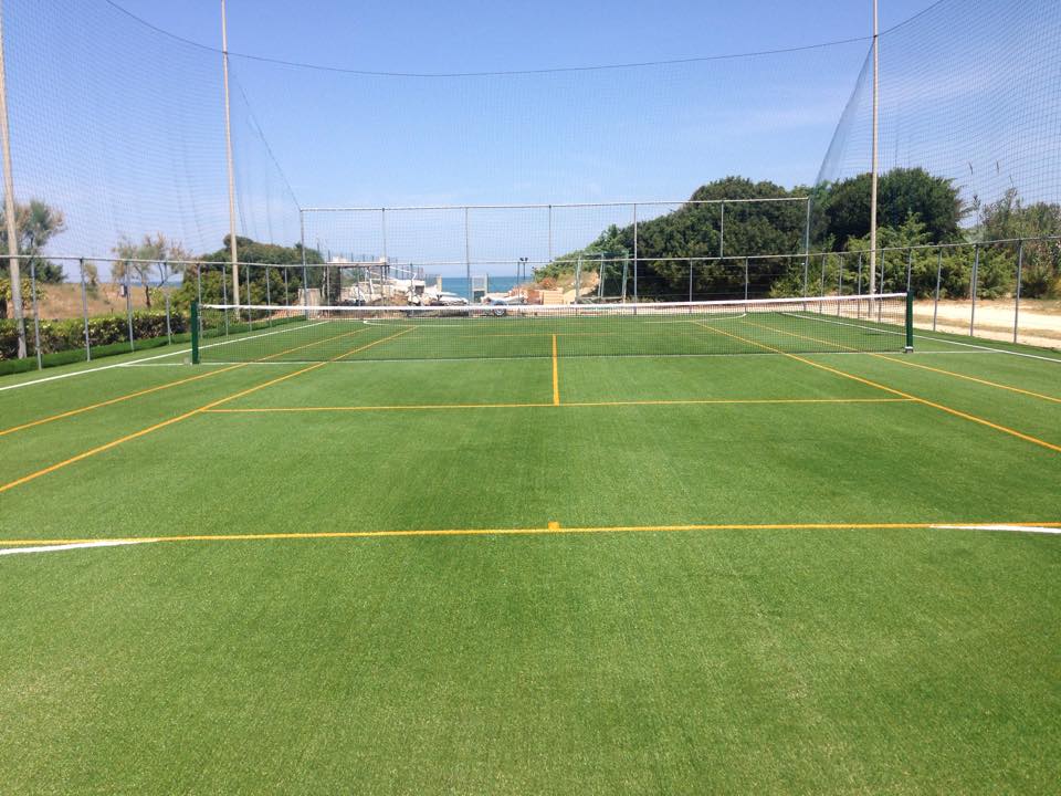 Pali tennis sezione quadra 80x80 mm ART 7500