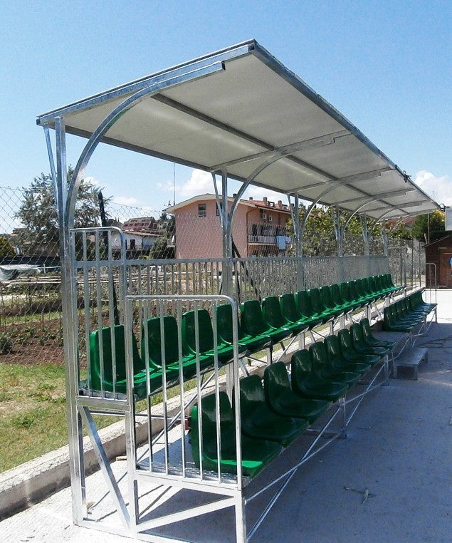 Tribuna spettatori coperta MTL10x120cm