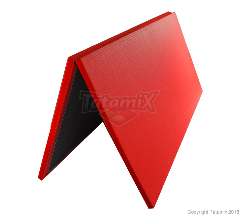 Tatami Pieghevole PP5V 200x200x5cm PU+PE PVC Rosso