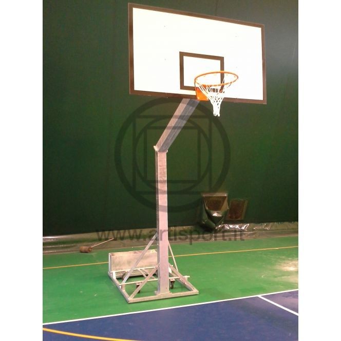 Impianto basket monotubolare zincato esterno sbalzo cm 165 Art B651standard
