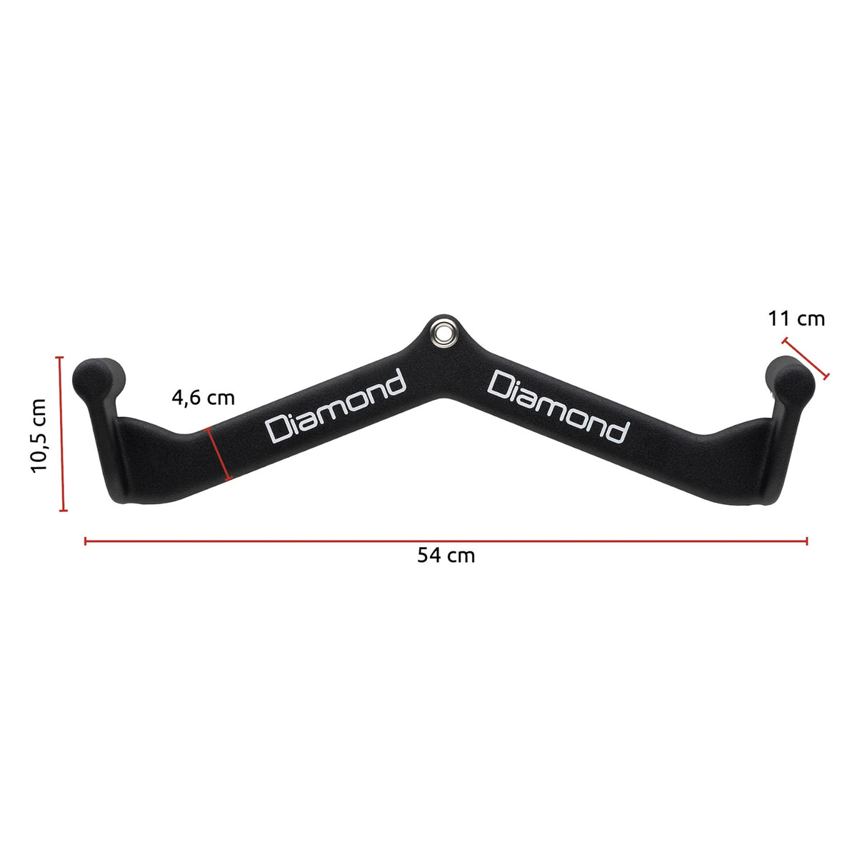 Barra Lat 34 cm Presa Neutra Diamond B-PG54