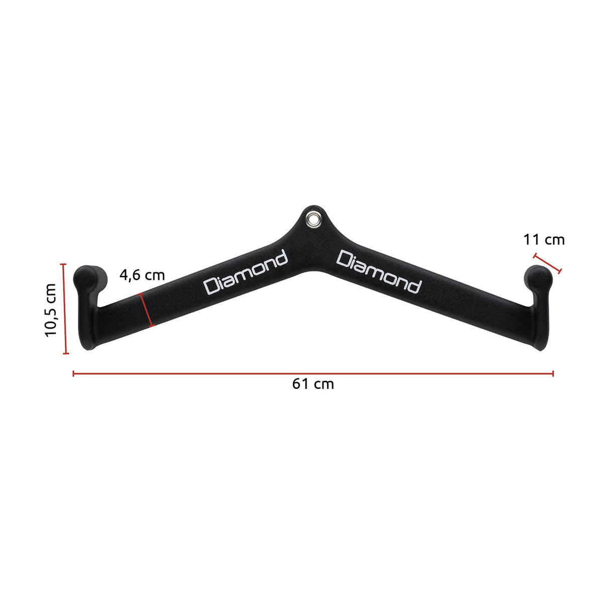 Barra Lat 61 cm Presa Neutra Diamond B-PG61