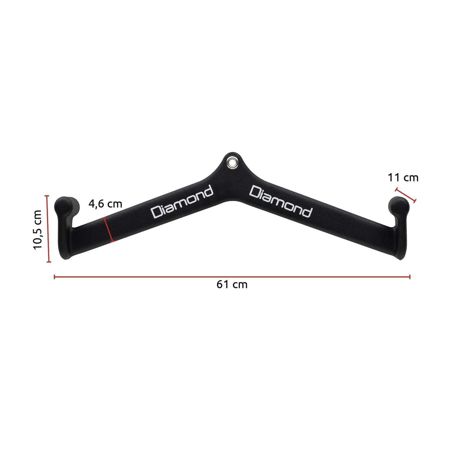 Barra Lat 61 cm Presa Neutra Diamond B-PG61