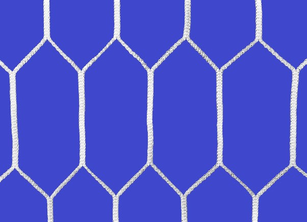 Rete regolamentare maglia Esagonale Calcio 7,50 x 2,50 mt. Polipropilene H.T. 120x4mm Art. C004E