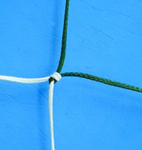 Reti Calcio Art. C0024 Polietilene 130 x 3,5 mm Bianco-Rosso