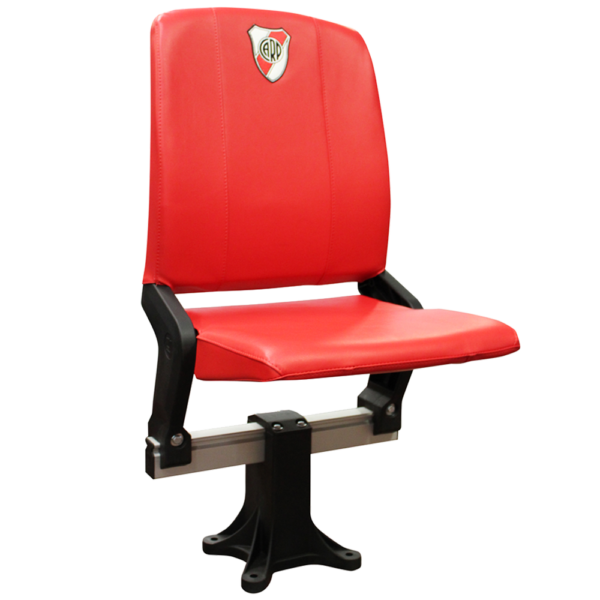 Seduta ribaltabile CARAVAGGIO per stadi e impianti sportivi per postazioni giornalisti