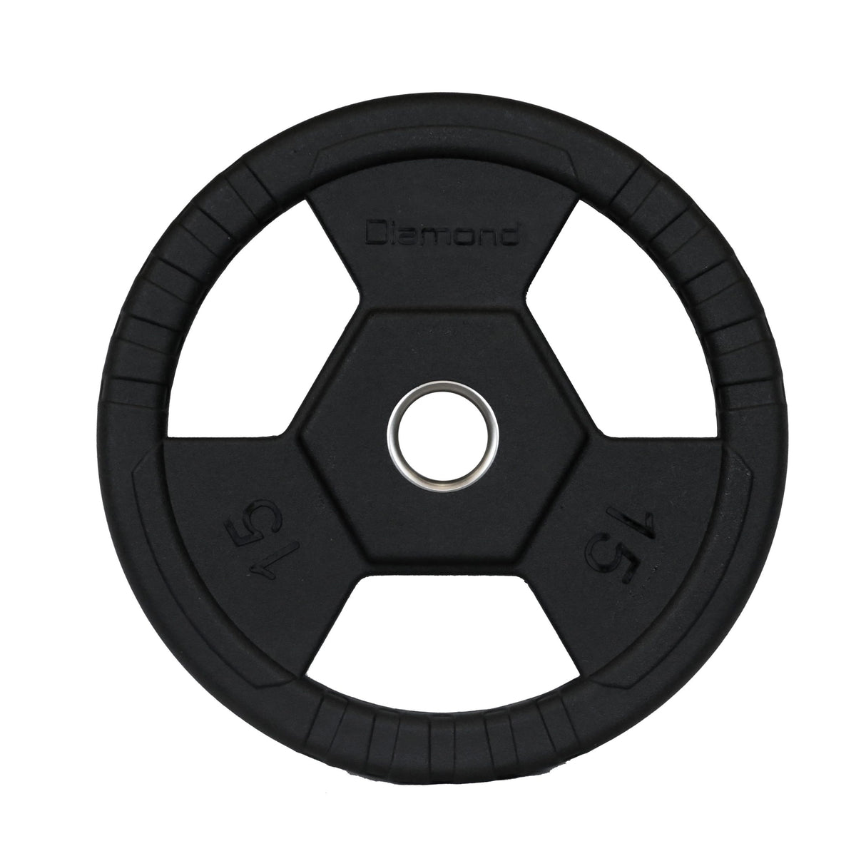 Disco Olimpico Gommato RUVIDO Tri-Grip foro Ø50 mm Cod. DGGD-P