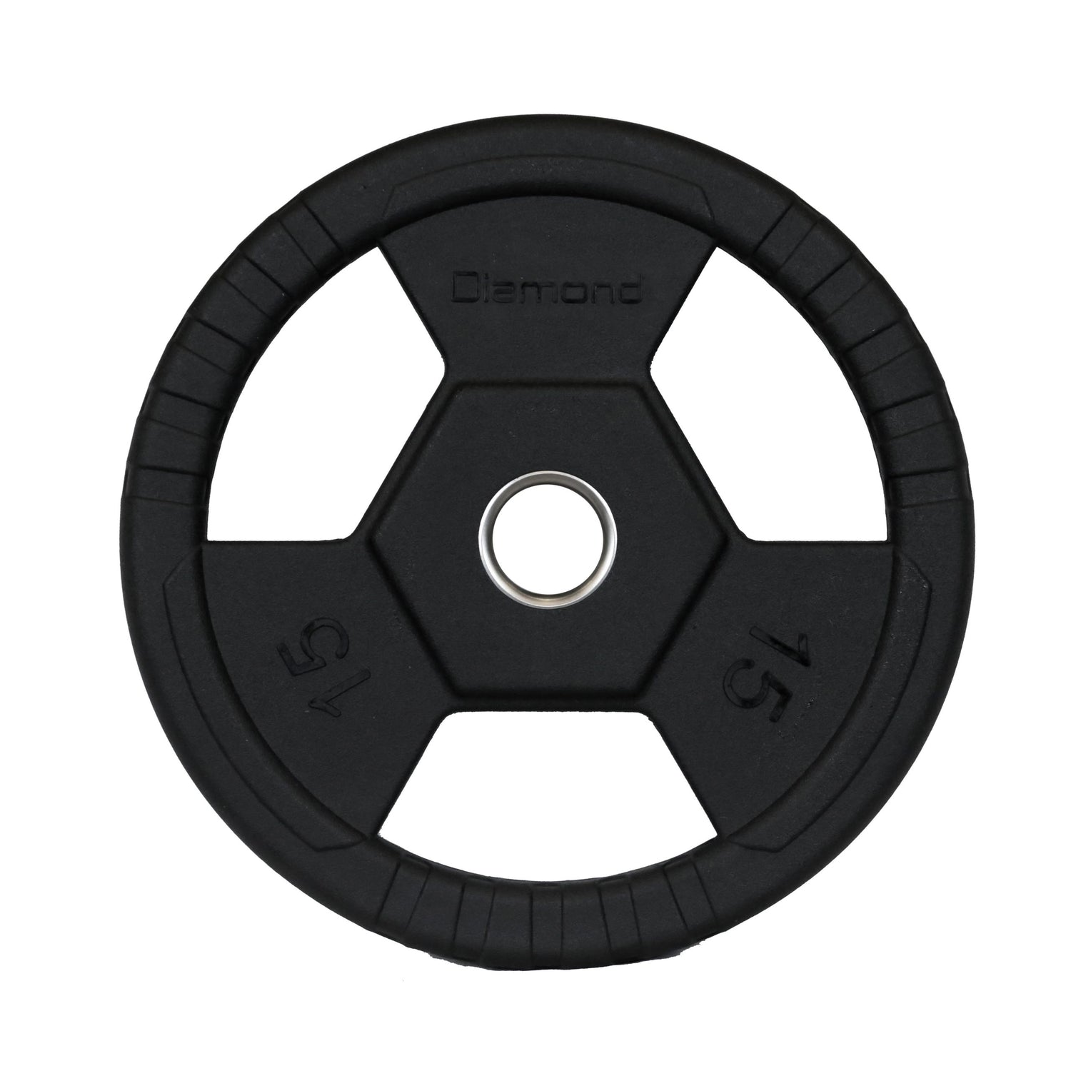 Disco Olimpico Gommato RUVIDO Tri-Grip foro Ø50 mm Cod. DGGD-P