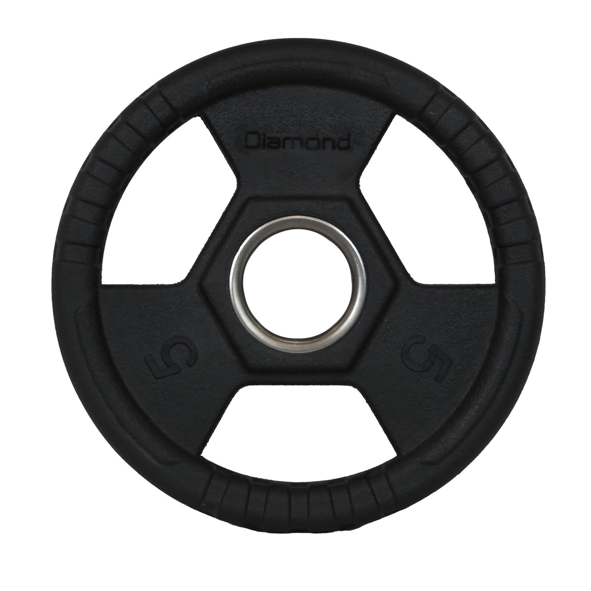 Disco Olimpico Gommato RUVIDO Tri-Grip foro Ø50 mm Cod. DGGD-P