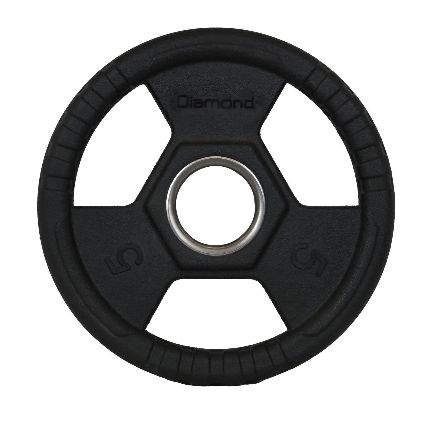 Disco Olimpico Gommato RUVIDO Tri-Grip foro Ø50 mm Cod. DGGD-P
