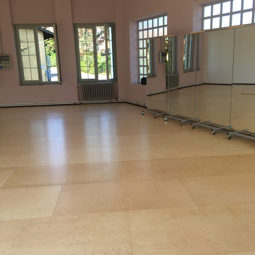 Pavimentazione Danza ammortizzante INFINITY NICE betulla costo al mq richiedere preventivo