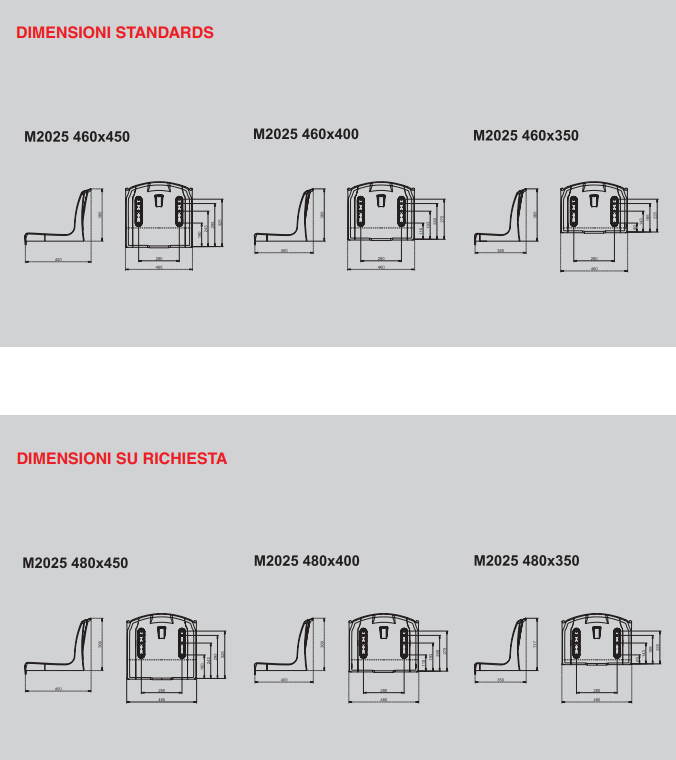 Seduta a scocca monoblocco per impianti sportivi e stadio M2025 versione anti UV (non Ignifugo)