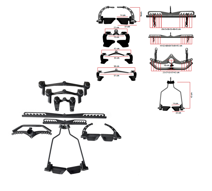 Set Prese Regolabili 8 pz Cod. GRIPSET-ADJ