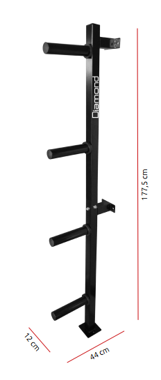 PORTA DISCHI A MURO 4 POSTAZIONI Cod. RDW-4