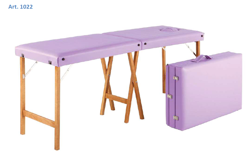 Lettino portatile ad altezza fissa Art. 1022 e 1023 (Con poggiatesta)