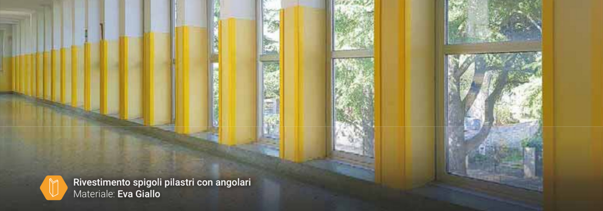Protezioni Angolari in EVA ATOSSICHE O IGNIFUGHE cm 3+3, 4+4, 5+5, 10+10 e personalizzabili su richiesta