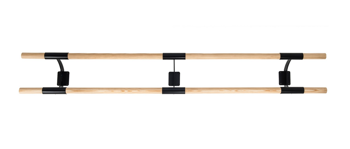 Sbarra Danza Arabesque Doppio Da Muro Mt 3 Dinamic Ballet Black