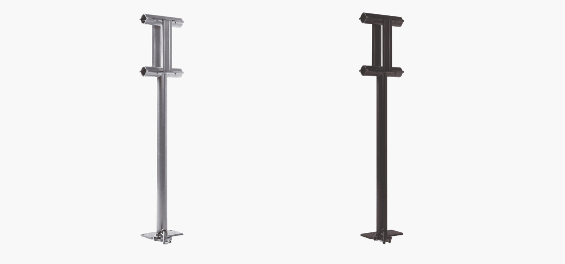 Sbarra Danza Fissa Doppia Modello Pina Fix mt 3 con 3 supporti