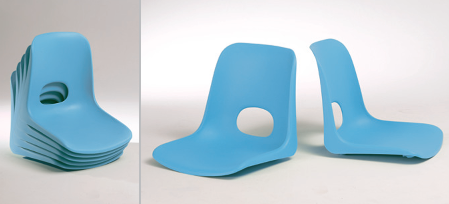 Sedia Completa per l'infanzia Helene 1041 Seggiolina altezze seduta da 26, 30 e 34 cm con Foro