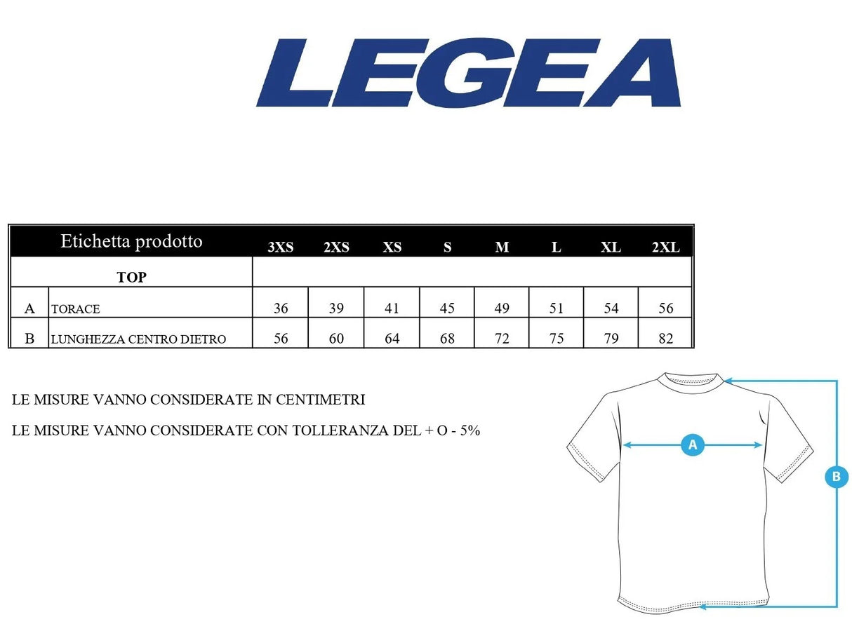 Maglia Calcio Legea Modello Lipsia Allenamento Calcio