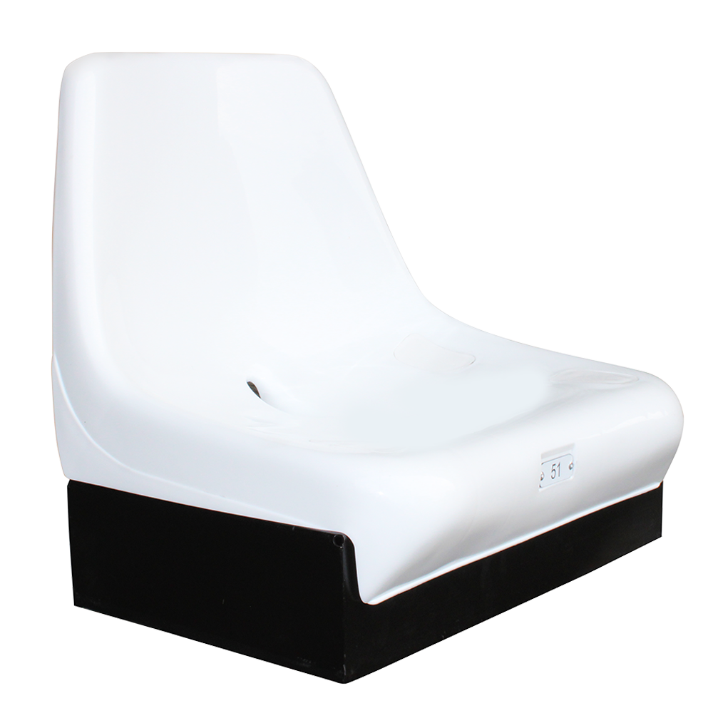 Rialzo per gradone in metallo per sedute e scocche monoblocco per stadi e impianti sportivi