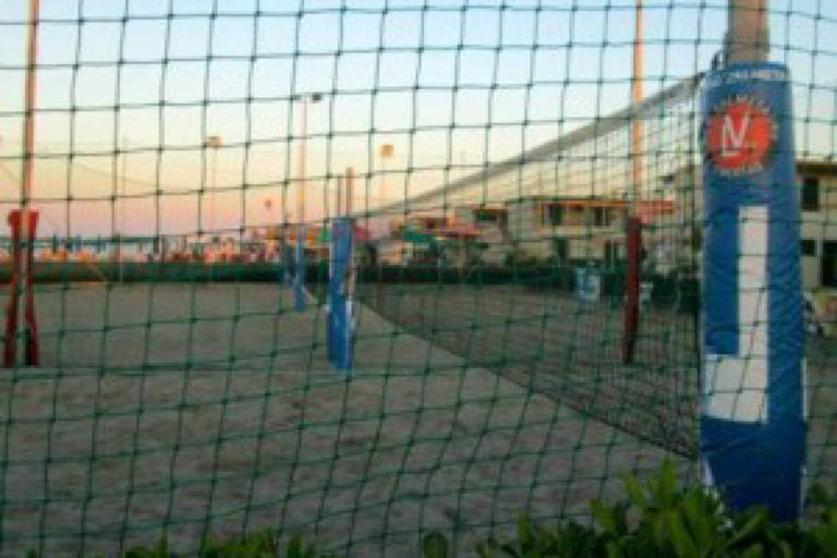 Imbottitura di protezione per impianto Volley Beach Volley e pallavolo in acciaio in Eliocel espanso con rivestimento in PVC chiusura con velcro Art. P12