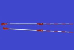 Coppia antenne in vetroresina omologate F.I.V.B. Art P14-S