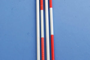 Coppia antenne in vetroresina pezzo unico. Art. P16